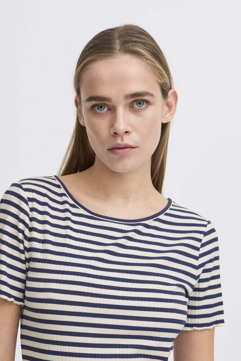 Ihcella Ss T-shirt van Ichi – T-shirts voor dames | Meisjes Brugge