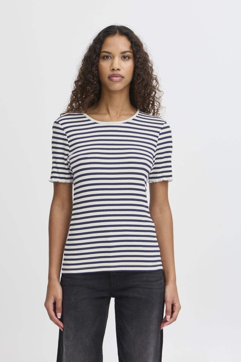 Ihcella Ss T-shirt van Ichi – T-shirts voor dames | Meisjes Brugge