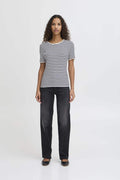 Ihcella Ss T-shirt van Ichi – T-shirts voor dames | Meisjes Brugge