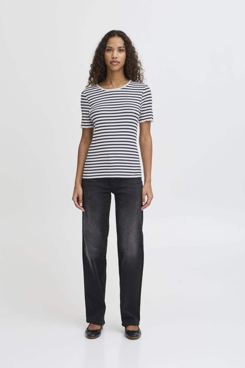 Ihcella Ss T-shirt van Ichi – T-shirts voor dames | Meisjes Brugge
