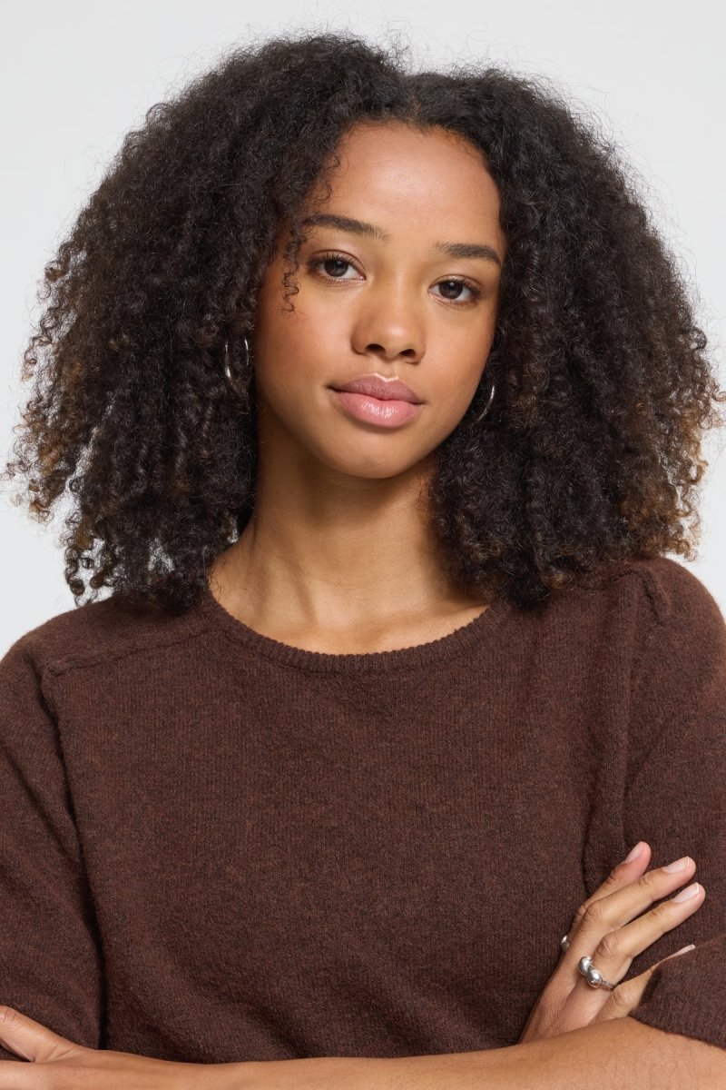 Ihdasila Ss2 Knit Top van Ichi – Pulls voor dames | Meisjes Brugge