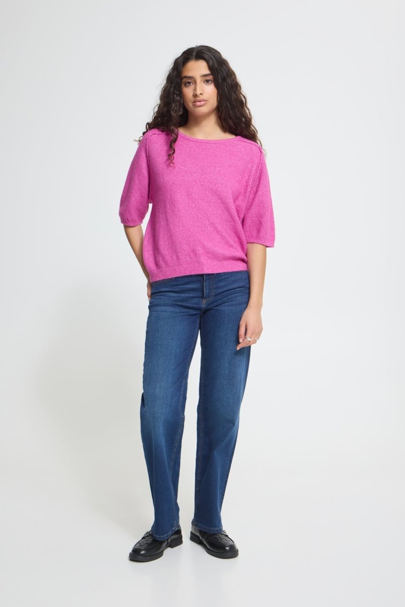 Ihdasila Ss2 Knit Top van Ichi – Pulls voor dames | Meisjes Brugge