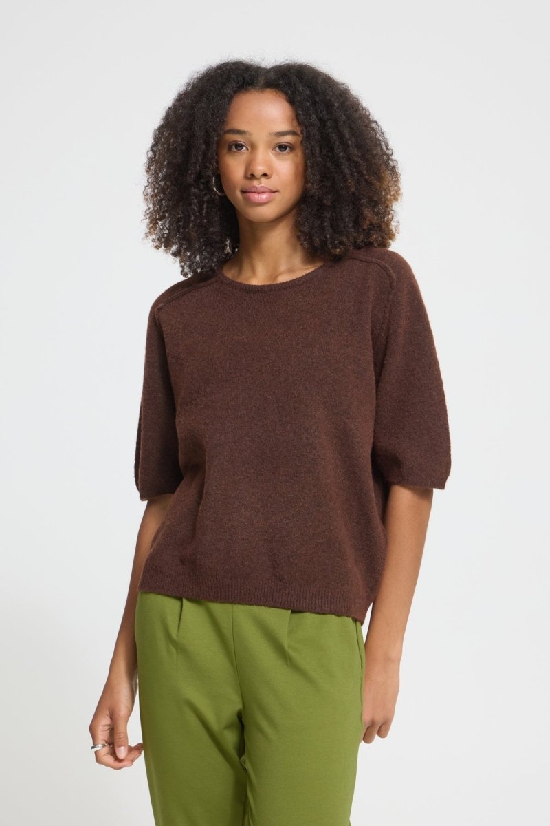 Ihdasila Ss2 Knit Top van Ichi – Pulls voor dames | Meisjes Brugge