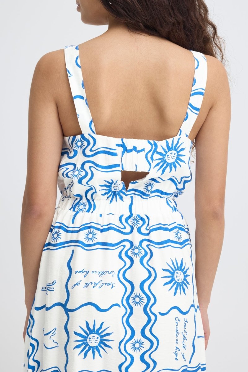 Ihfirisa Dress van Ichi – Jurken voor dames | Meisjes Brugge