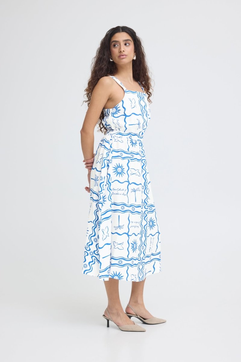 Ihfirisa Dress van Ichi – Jurken voor dames | Meisjes Brugge