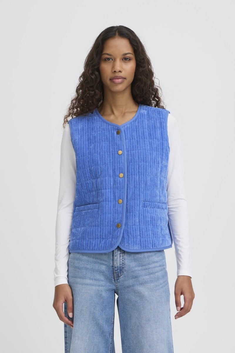 Ihfuma Waistcoat van Ichi – Waistcoats voor dames | Meisjes Brugge