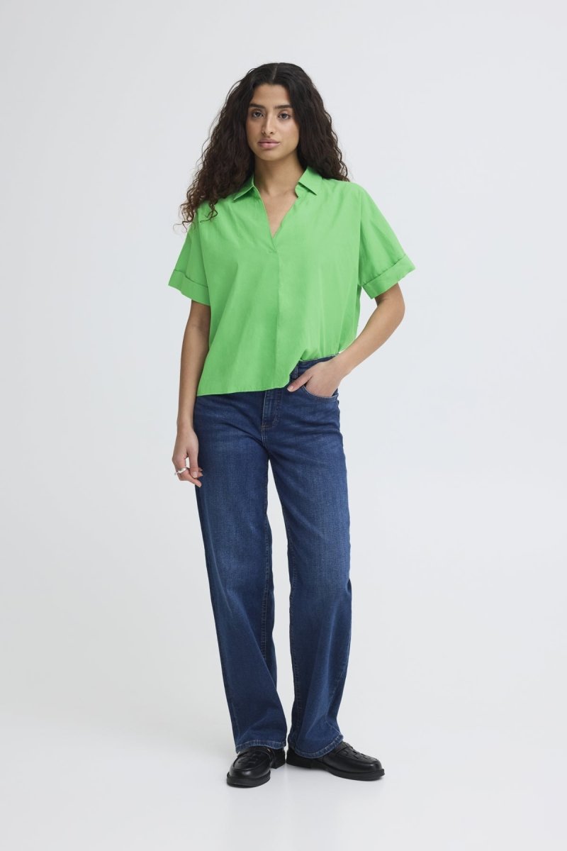 Ihimana Shirt van Ichi – Shirts voor dames | Meisjes Brugge