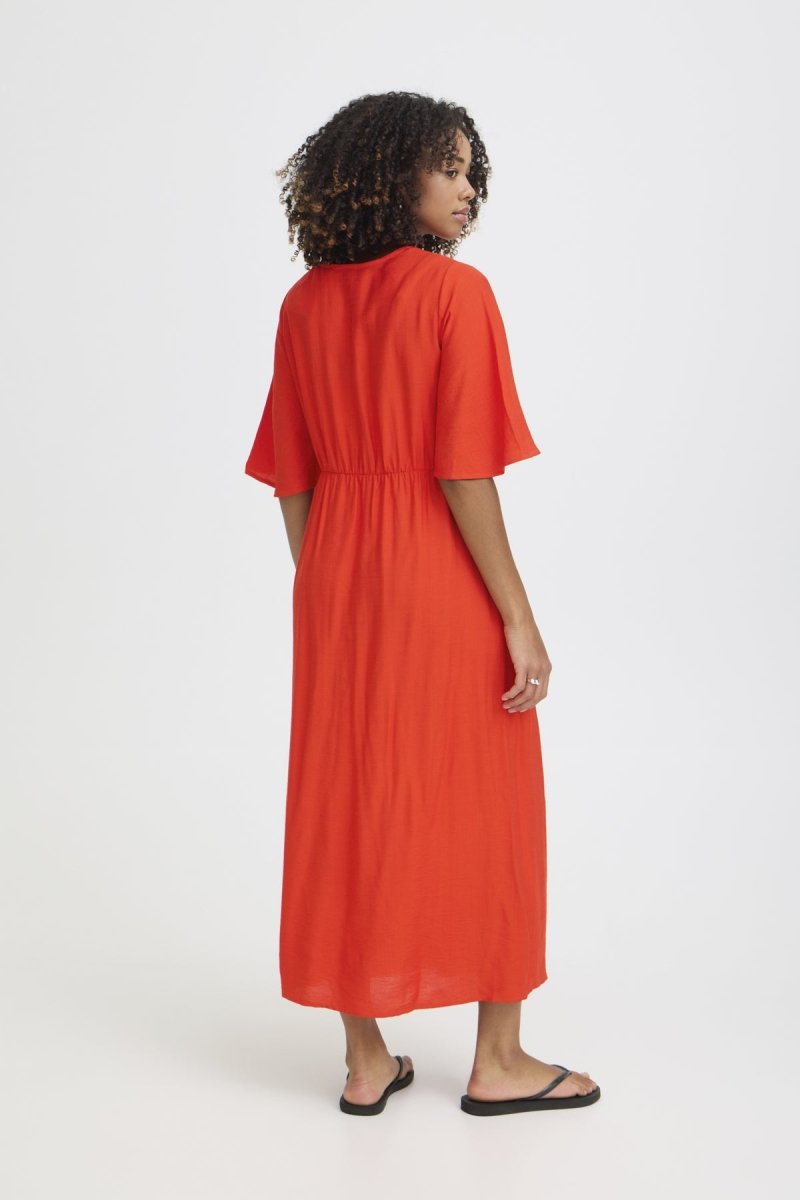 Ihimelda Dress van Ichi – Jurken voor dames | Meisjes Brugge