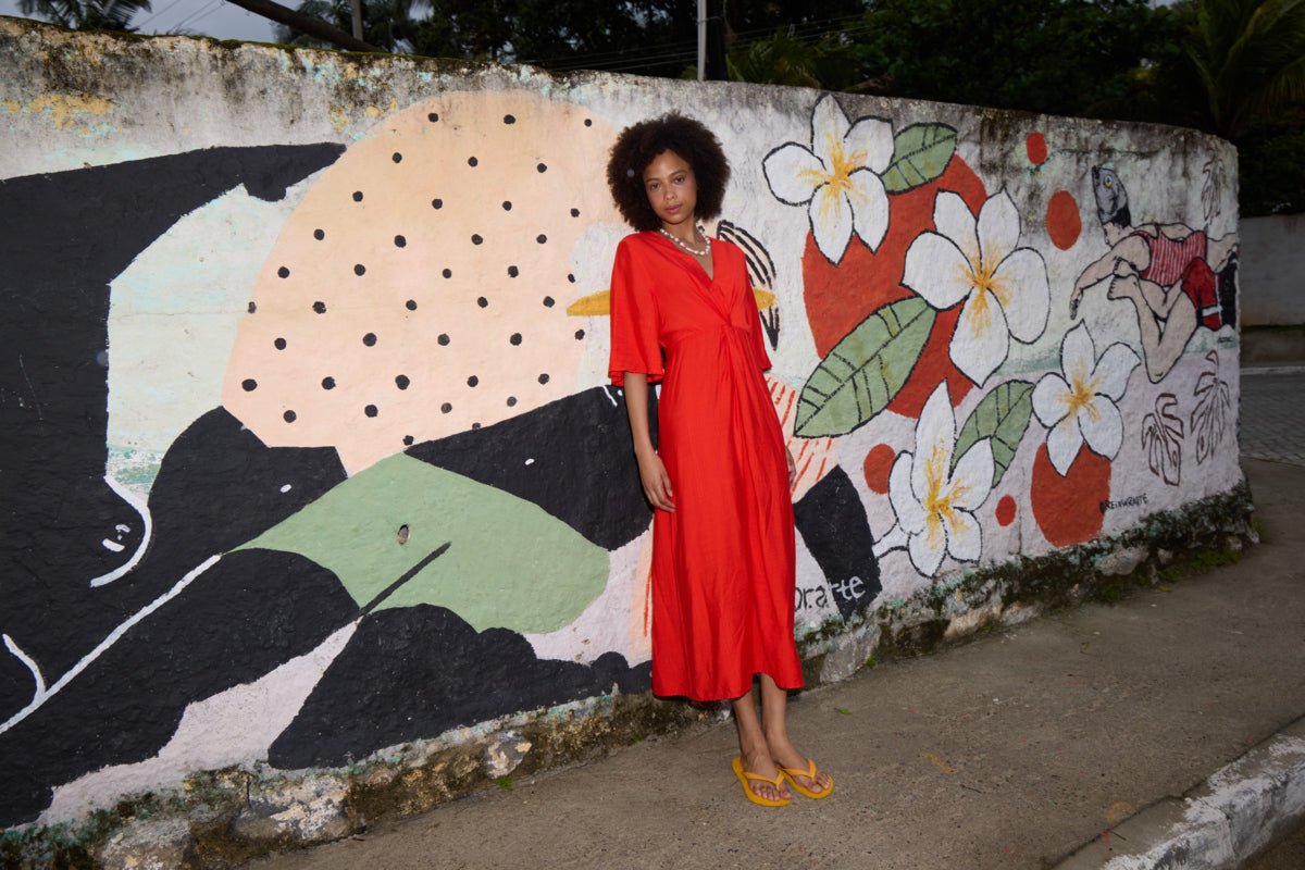 Ihimelda Dress van Ichi – Jurken voor dames | Meisjes Brugge