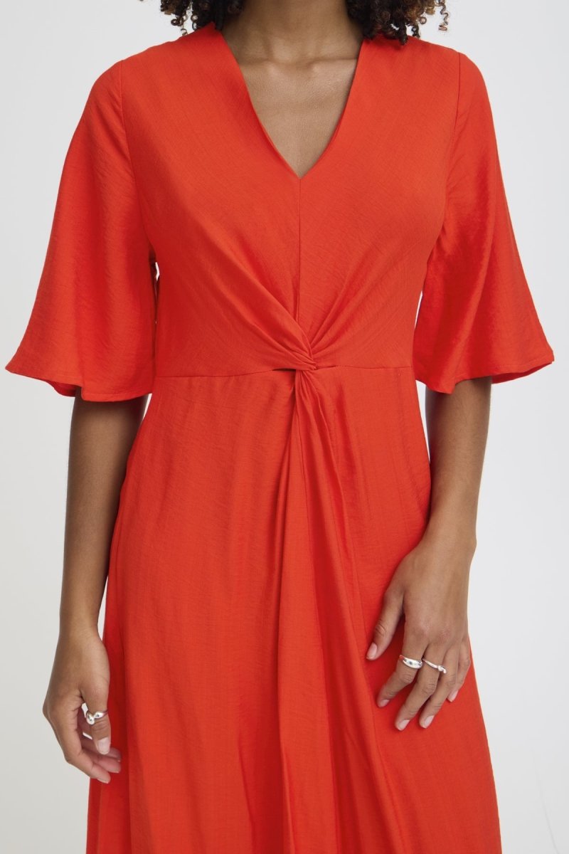 Ihimelda Dress van Ichi – Jurken voor dames | Meisjes Brugge