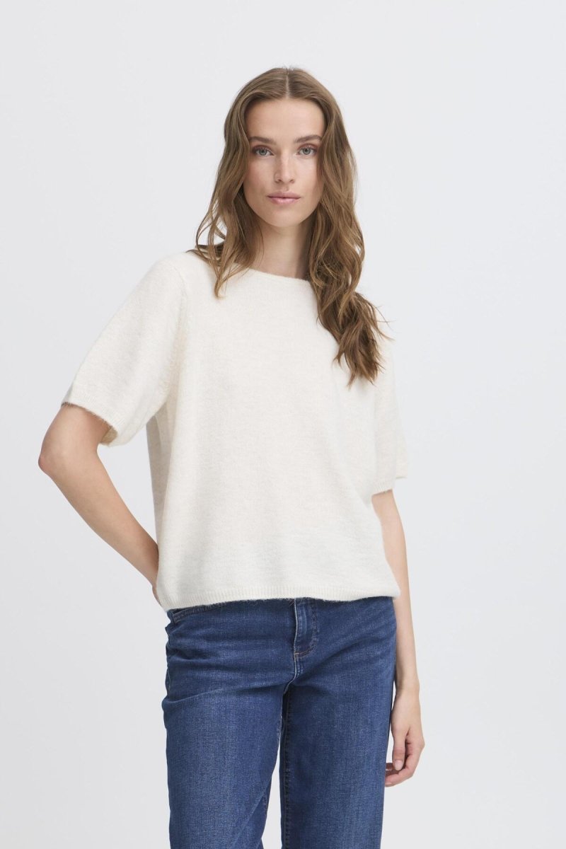 Ihkamara Ss Knit Top van Ichi – Pulls voor dames | Meisjes Brugge