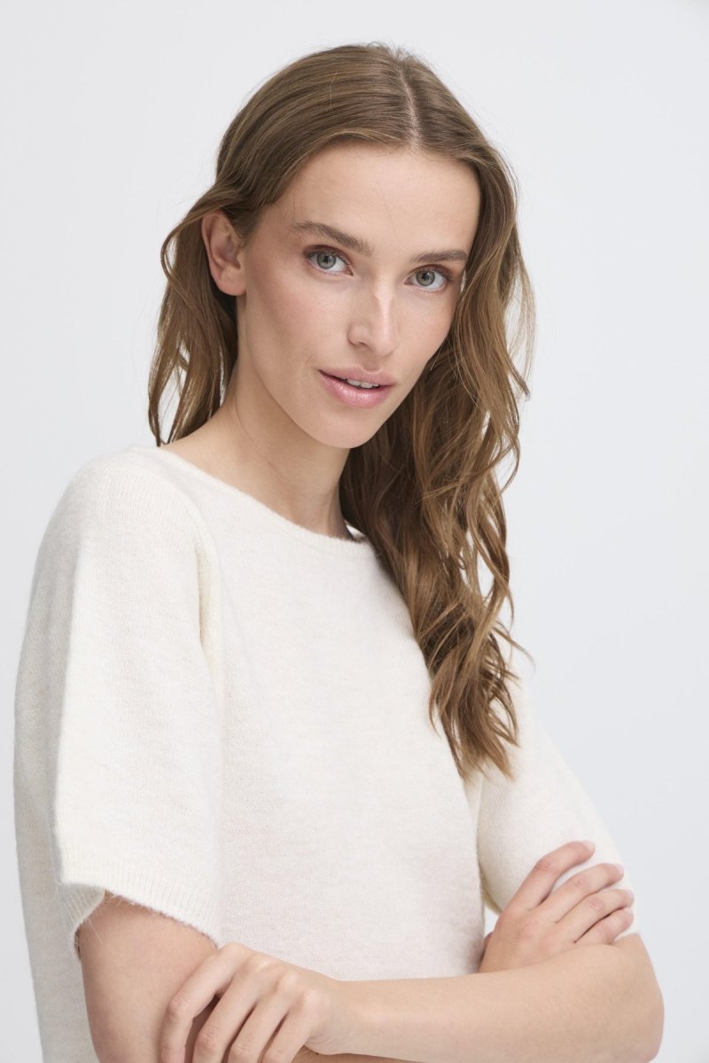 Ihkamara Ss Knit Top van Ichi – Pulls voor dames | Meisjes Brugge