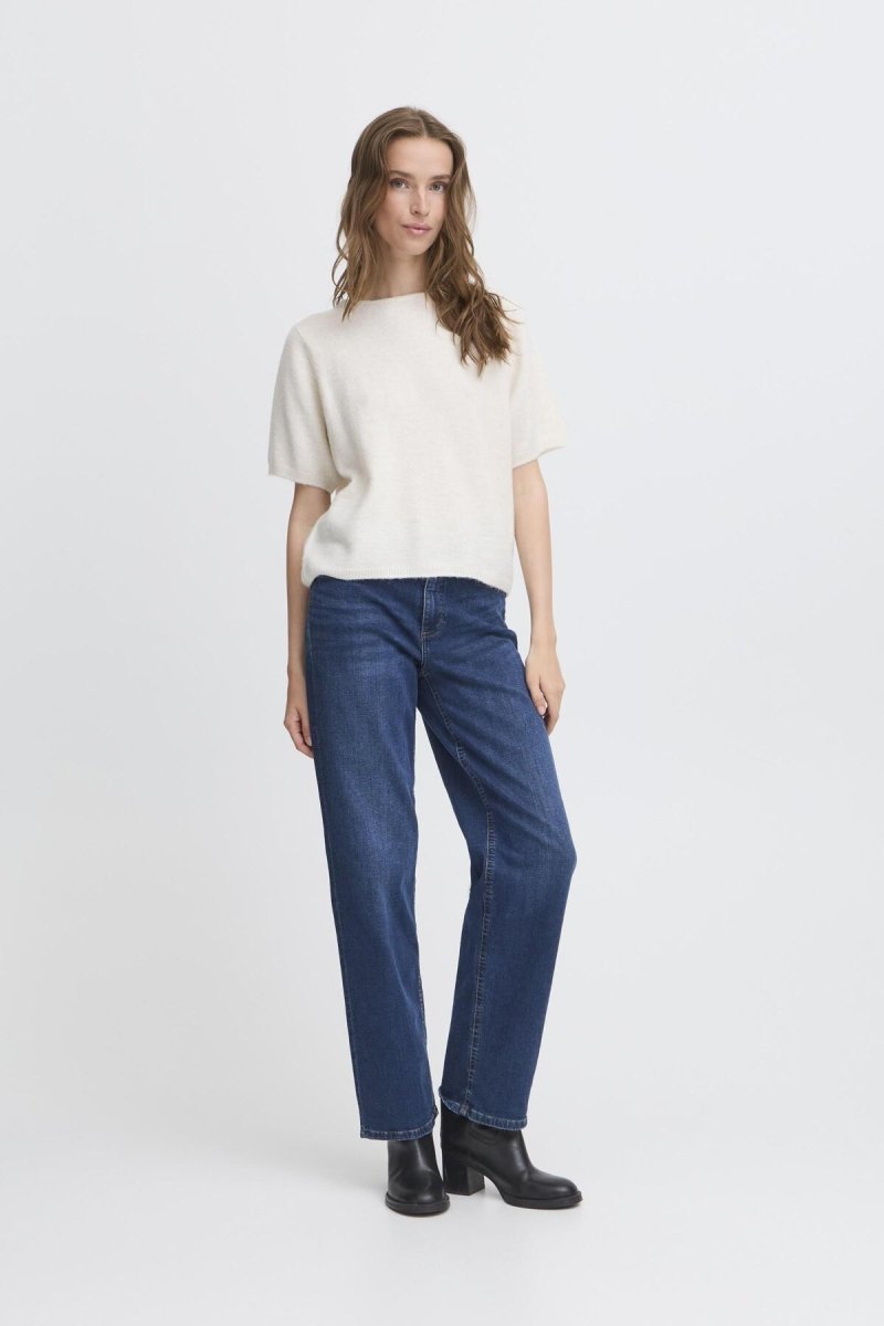 Ihkamara Ss Knit Top van Ichi – Pulls voor dames | Meisjes Brugge