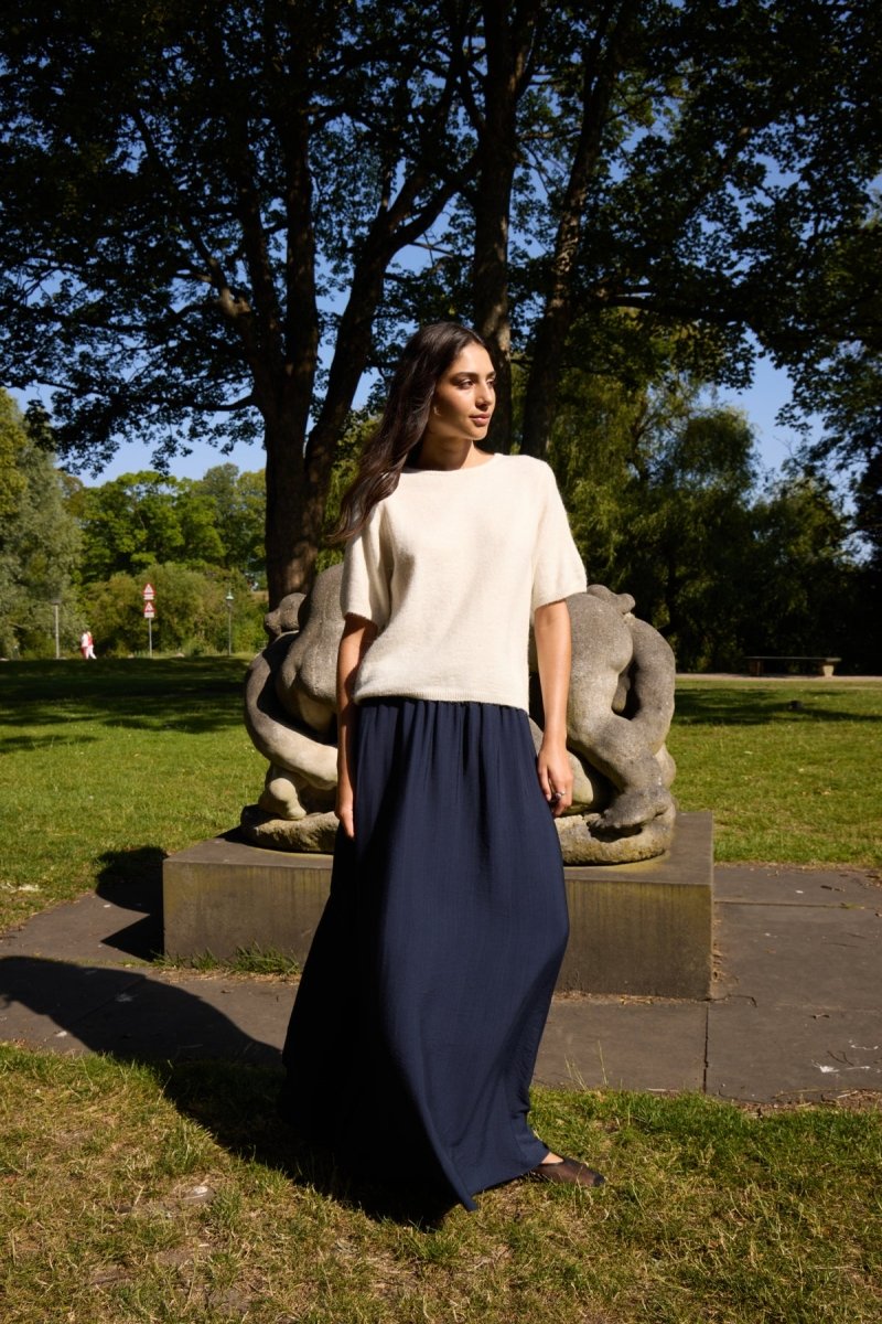 Ihkamara Ss Knit Top van Ichi – Pulls voor dames | Meisjes Brugge
