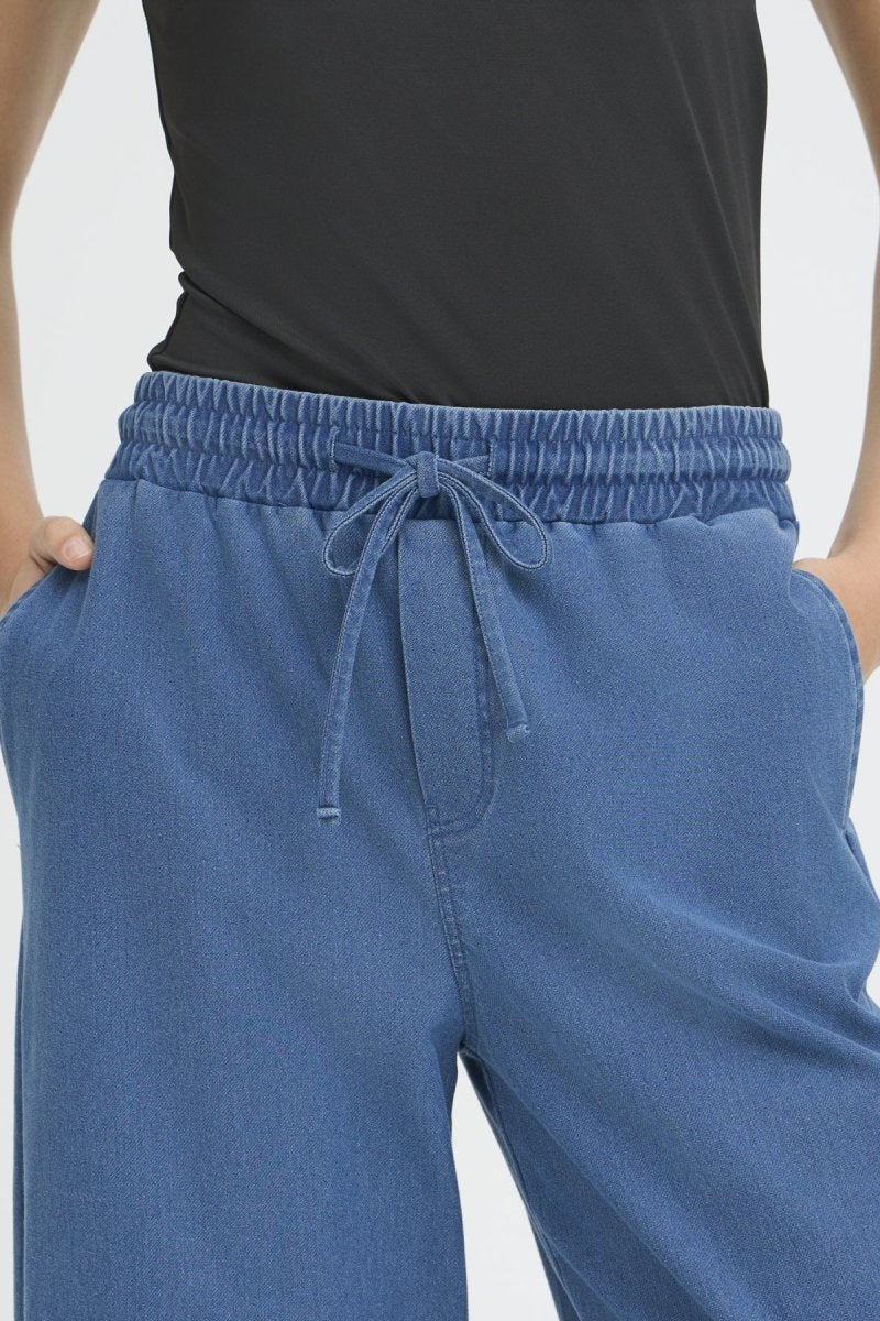 Ihkate Denim Pants 3 van Ichi – Broeken voor dames | Meisjes Brugge