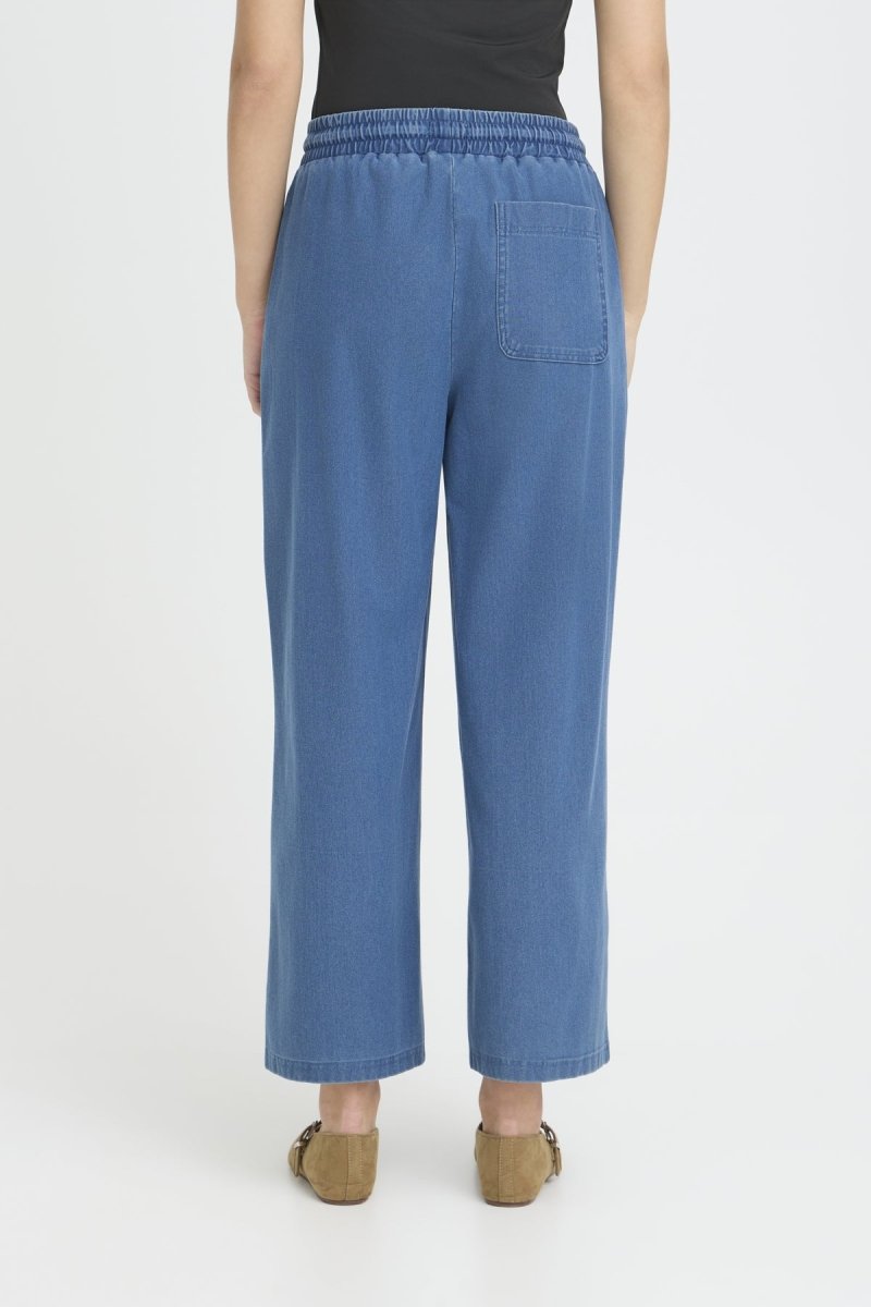 Ihkate Denim Pants 3 van Ichi – Broeken voor dames | Meisjes Brugge