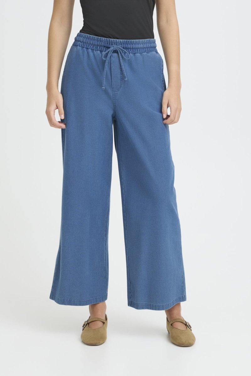 Ihkate Denim Pants 3 van Ichi – Broeken voor dames | Meisjes Brugge