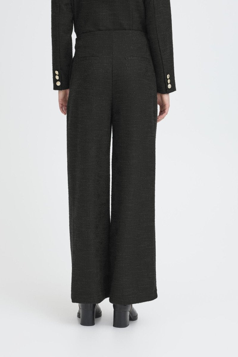 Ihkate Gleam Wide Pants van Ichi – Broeken voor dames | Meisjes Brugge