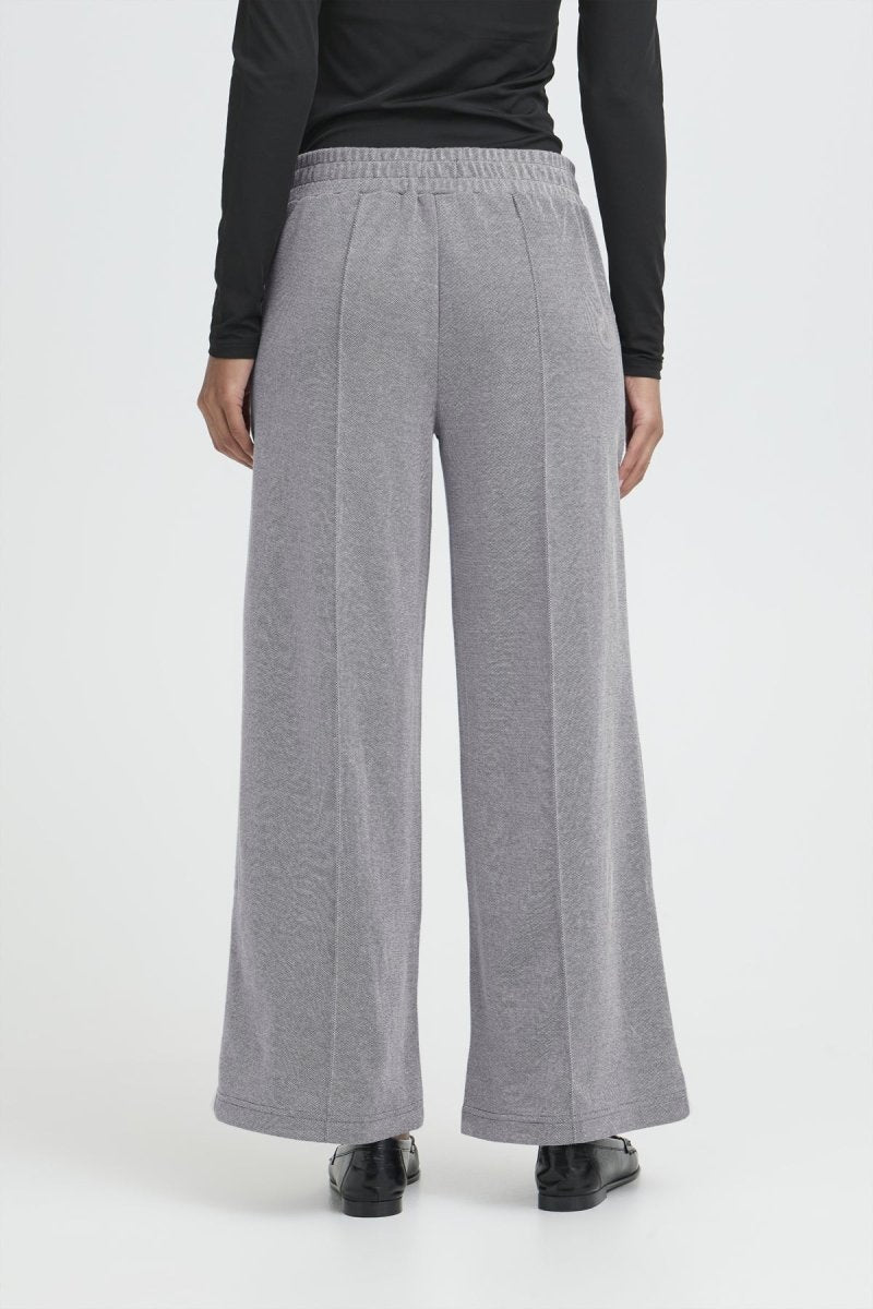 Ihkate Pique Pants 3 - SS26 van Ichi – Broeken voor dames | Meisjes Brugge