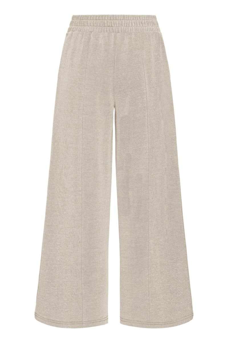 Ihkate Pique Pants 3 - SS26 van Ichi – Broeken voor dames | Meisjes Brugge