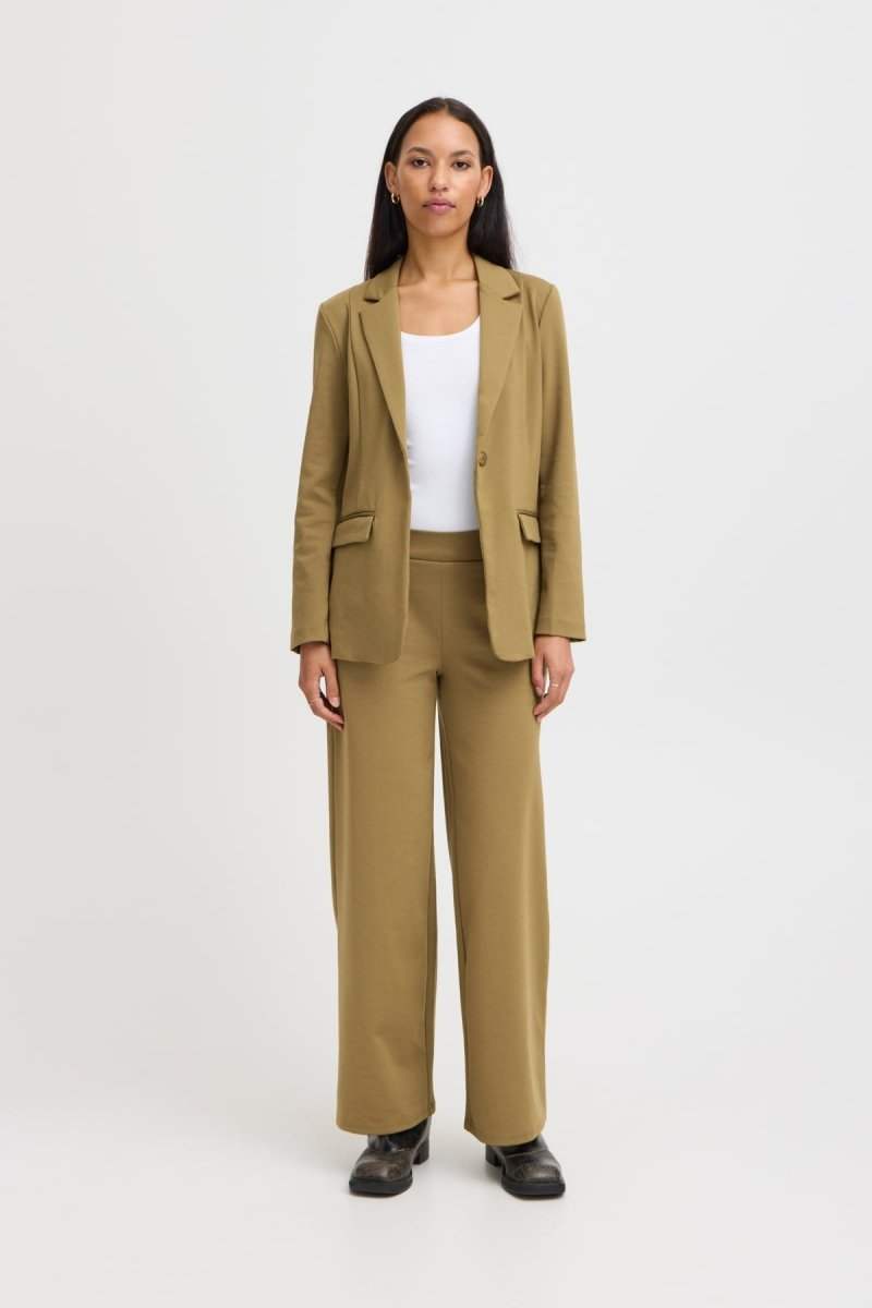 Broeken Ihkate Sus Long Wide Pants 2 AW24 van Ichi