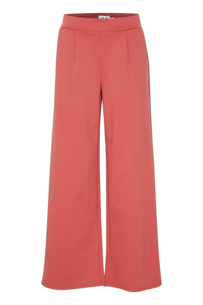 Ihkate Sus Long Wide Pants 2 - SS24 van Ichi – Broeken voor dames | Meisjes Brugge