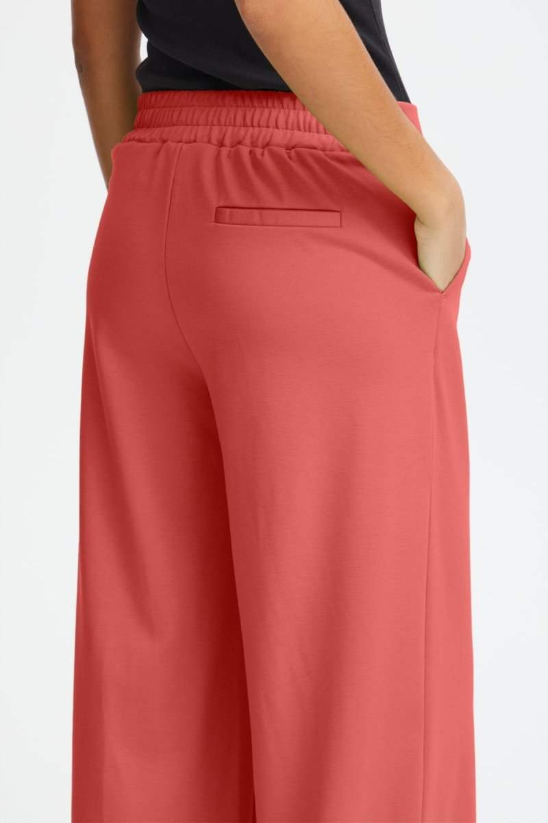 Ihkate Sus Long Wide Pants 2 - SS24 van Ichi – Broeken voor dames | Meisjes Brugge