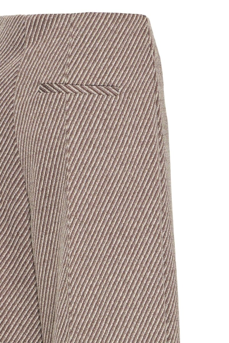 Ihkate Twillish Wide Pants van Ichi – Broeken voor dames | Meisjes Brugge