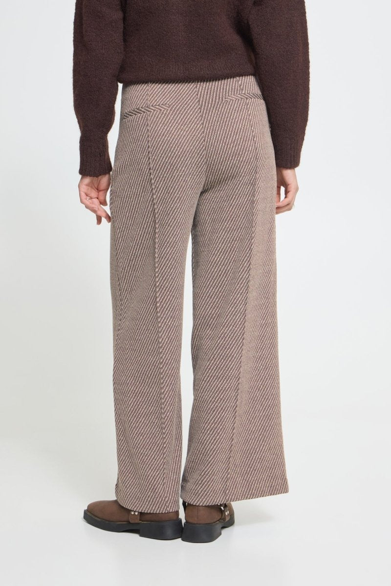 Ihkate Twillish Wide Pants van Ichi – Broeken voor dames | Meisjes Brugge