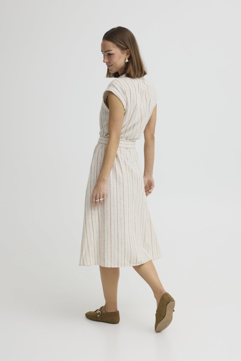 Ihlinno Dress 3 van Ichi – Jurken voor dames | Meisjes Brugge