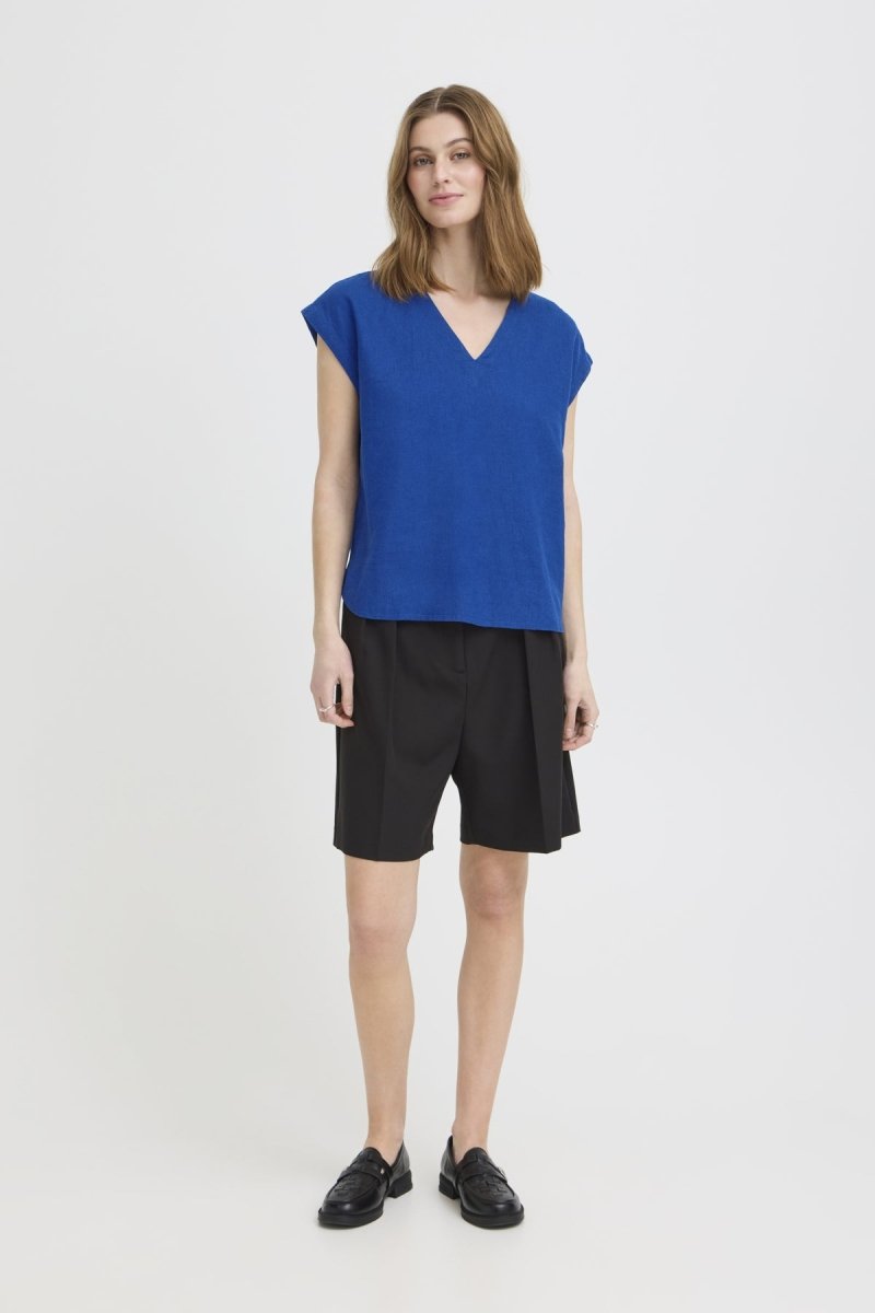 Ihlinno Ss Top van Ichi – Shirts voor dames | Meisjes Brugge