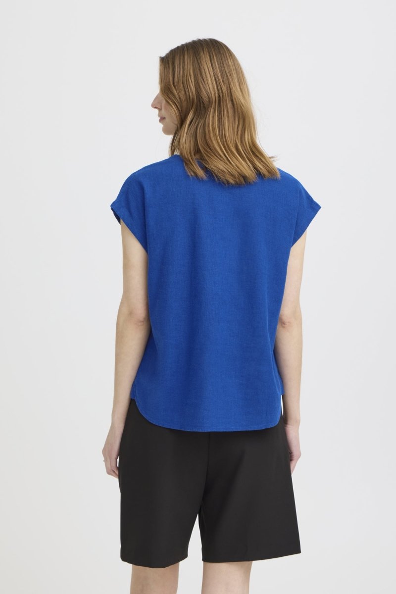 Ihlinno Ss Top van Ichi – Shirts voor dames | Meisjes Brugge