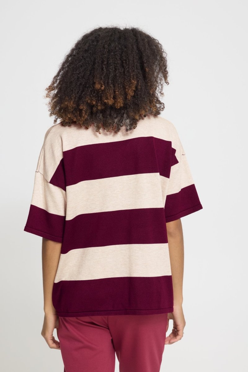Ihluls Loose Ss Top van Ichi – Pulls voor dames | Meisjes Brugge