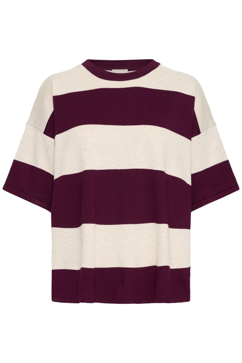Ihluls Loose Ss Top van Ichi – Pulls voor dames | Meisjes Brugge