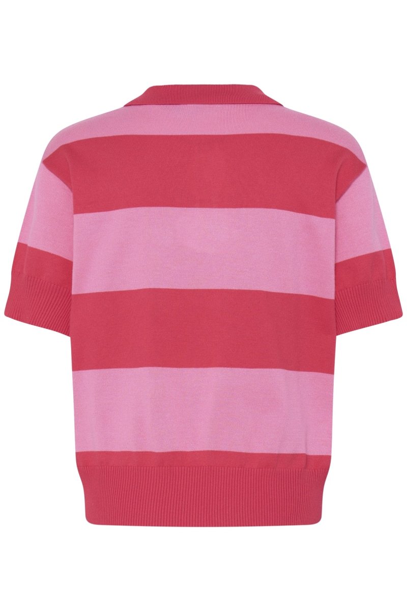 Ihluls Polo Shortsleeve van Ichi – Tops voor dames | Meisjes Brugge