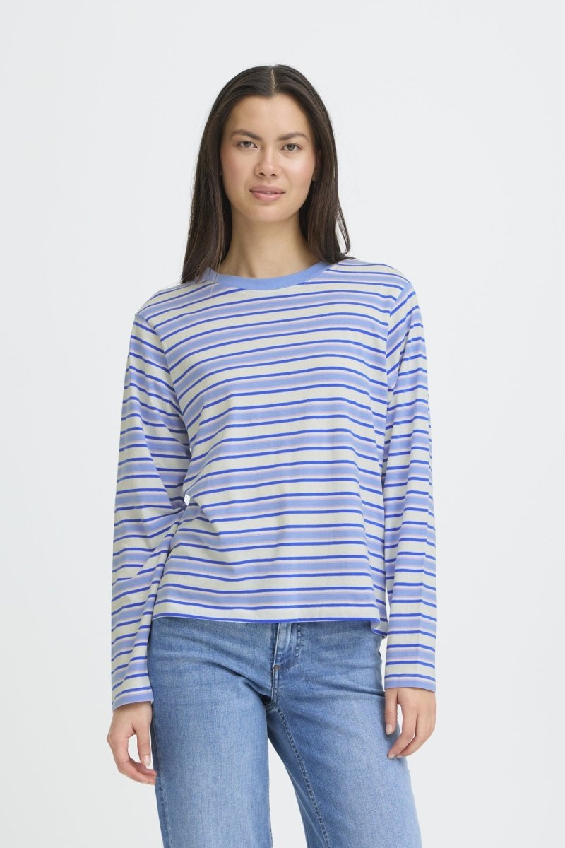 Ihmira Loose Longsleeve 4 - koop T-shirts van Ichi bij Meisjes Brugge