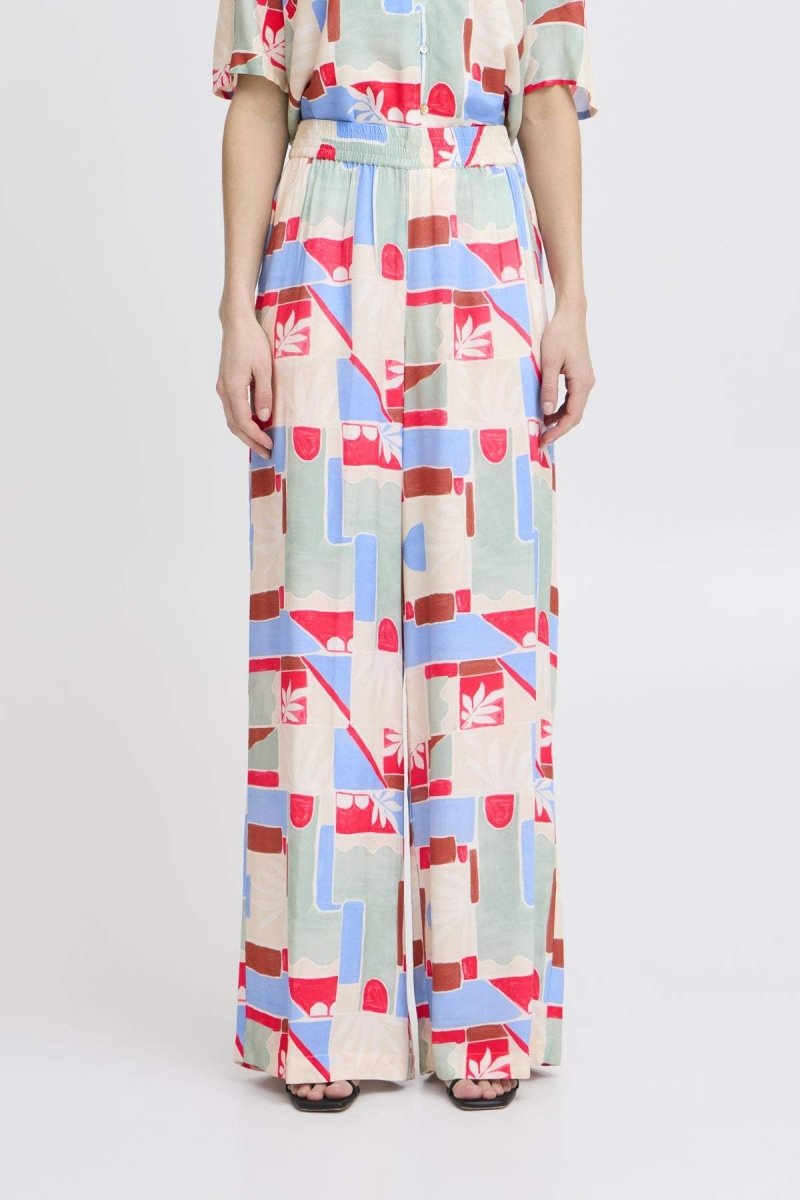 Ihnasreen Pants 2 - koop Broeken van Ichi bij Meisjes Brugge