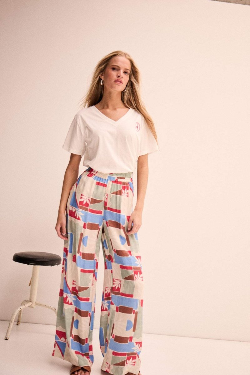 Ihnasreen Pants 2 - koop Broeken van Ichi bij Meisjes Brugge