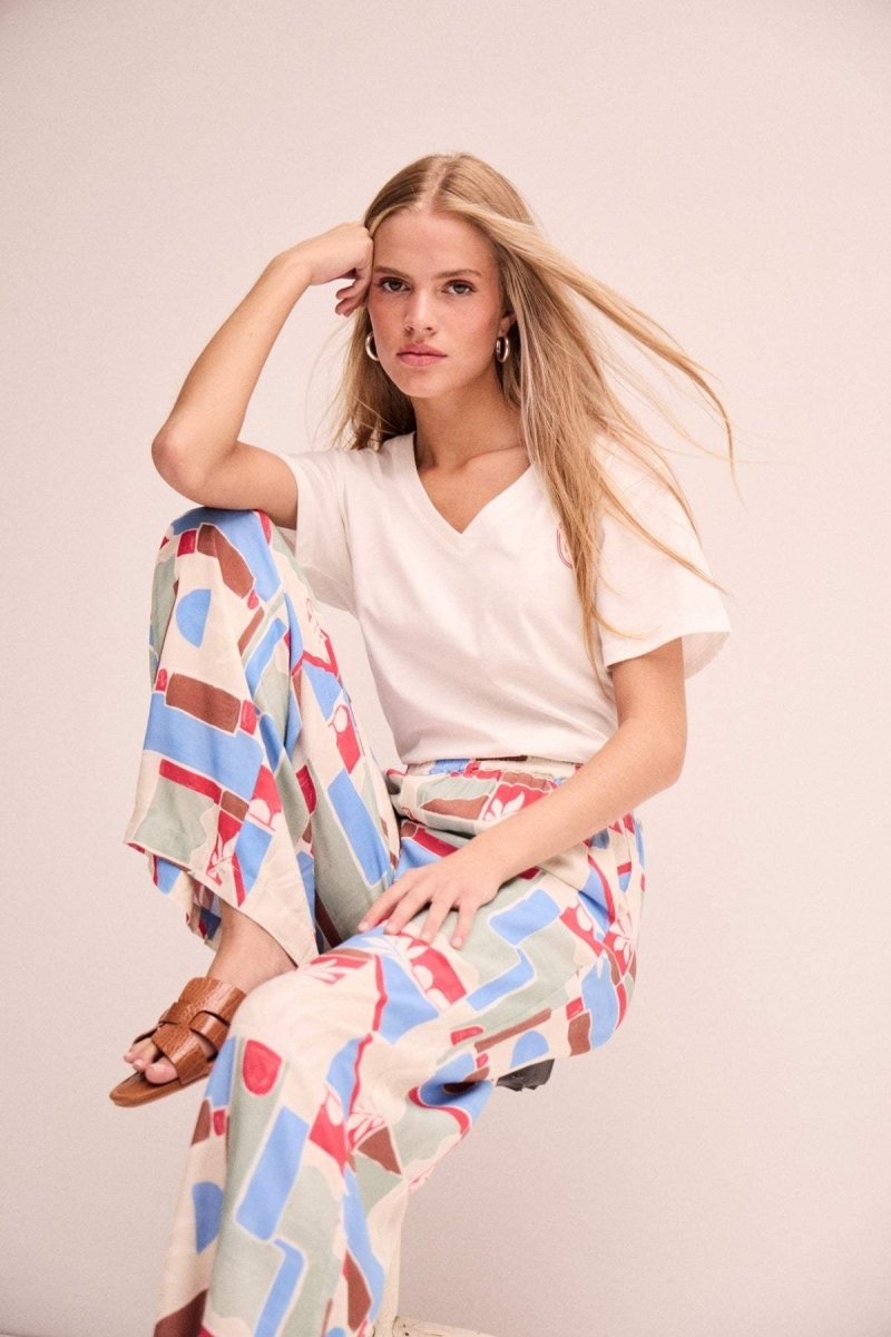 Ihnasreen Pants 2 - koop Broeken van Ichi bij Meisjes Brugge