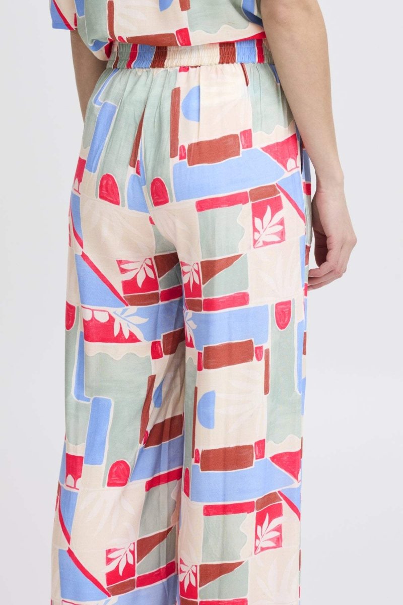 Ihnasreen Pants 2 - koop Broeken van Ichi bij Meisjes Brugge