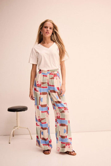 Ihnasreen Pants 2 - koop Broeken van Ichi bij Meisjes Brugge