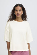 Cloud Dancer T-shirts - Ihpalmer Ex Loose Ss Top van Ichi