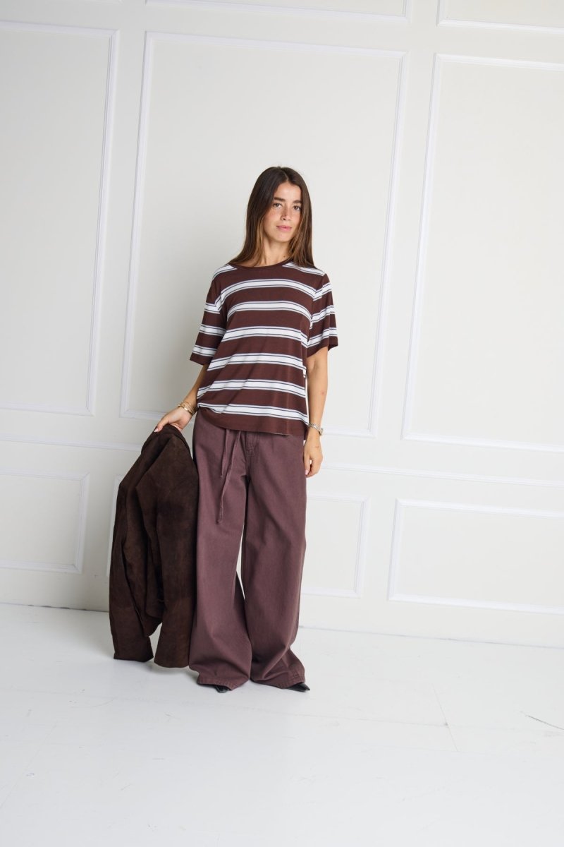Ihrebetta Ss T-shirt van Ichi – T-shirts voor dames | Meisjes Brugge