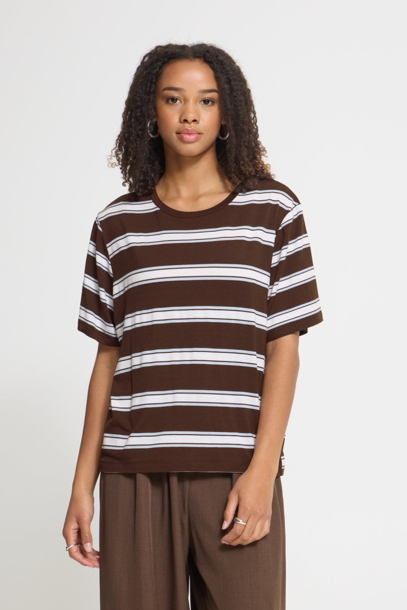 Ihrebetta Ss T-shirt van Ichi – T-shirts voor dames | Meisjes Brugge