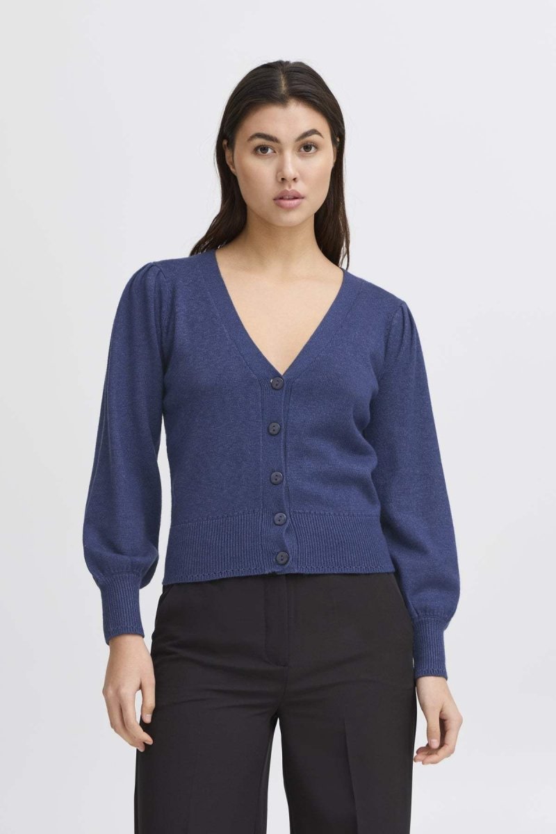 Ihsella Cardigan 4 - koop Cardigans van Ichi bij Meisjes Brugge