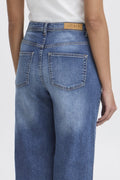 Ihtwiggy Cropped High Waist - koop Jeans van Ichi bij Meisjes Brugge
