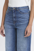 Ihtwiggy Cropped High Waist - koop Jeans van Ichi bij Meisjes Brugge