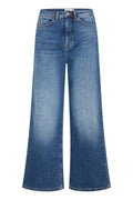Ihtwiggy Cropped High Waist - koop Jeans van Ichi bij Meisjes Brugge