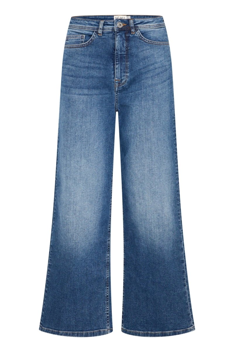 Ihtwiggy Cropped High Waist - koop Jeans van Ichi bij Meisjes Brugge