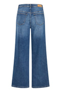 Ihtwiggy Cropped High Waist - koop Jeans van Ichi bij Meisjes Brugge